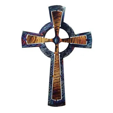 Celtic Cross Jeweled Steel by Broussard