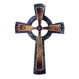 Celtic Cross Jeweled Steel by Broussard