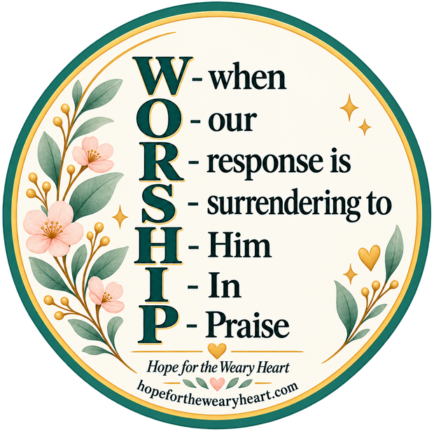 WORSHIP sticker