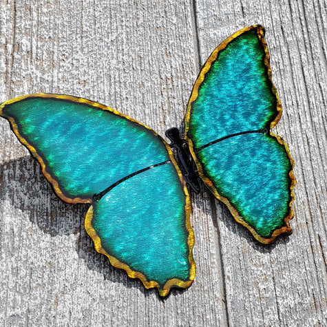 Butterflies Jeweled Steel by Broussard